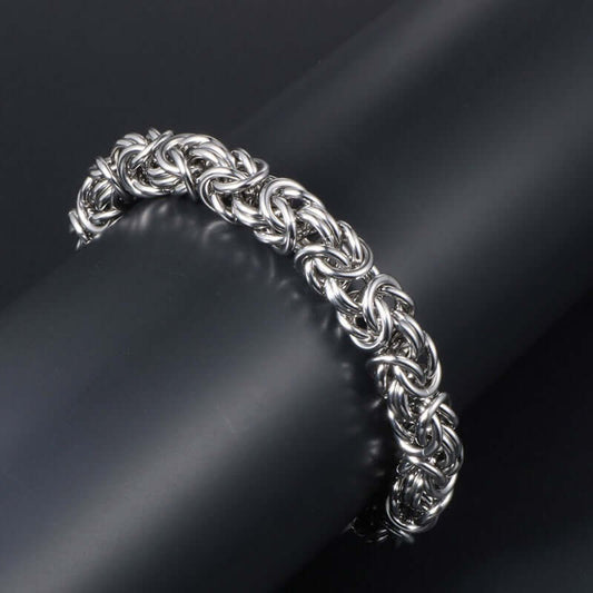 Men's Fashion Braided Titanium Steel Bracelet - Trendy Cool Handmade Chain 😎