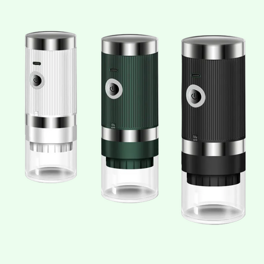 Sleek Hip Design Coffee Bean Grinder ☕️ Portable Electric USB Rechargeable Low Noise Grind 🔇