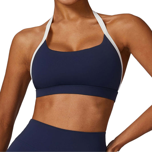 Comfy Yoga Sports Bra - Hanging Neck Quick Drying