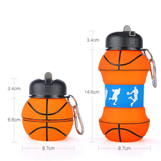 Sports Water Bottle - Creative Household Silicone Folding Cup - 8 Sporting Choices ✅