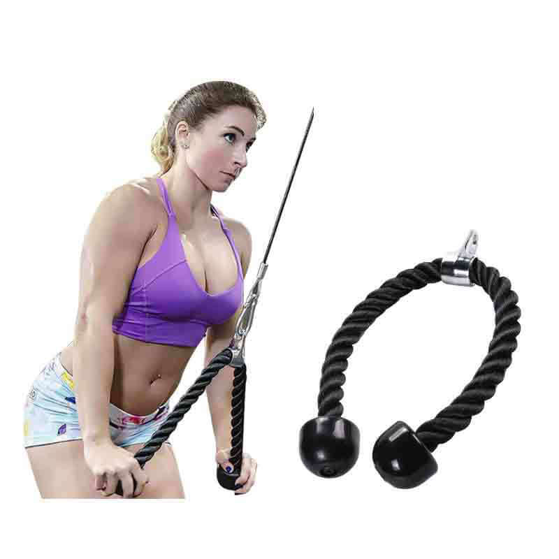 Biceps and Triceps Trainer Pull Rope Single Double-Headed