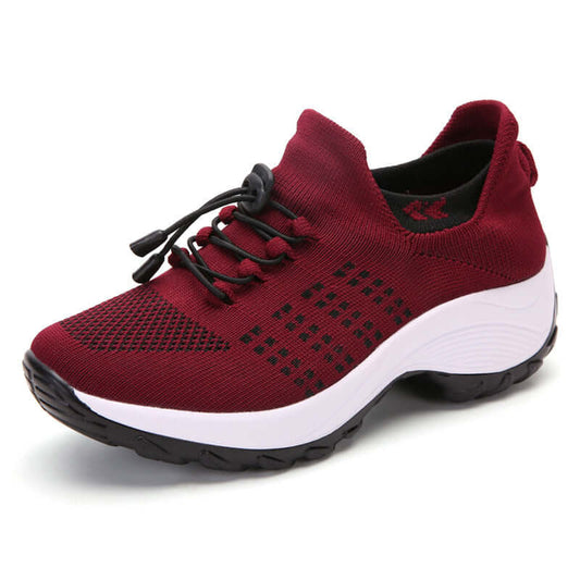 Unisex Trendy Mesh Knit Sneakers - Breathable Athletic Shoes in Snazzy Colors 🌈