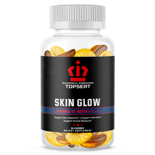 Topseat Skin Glow Gummies w/ Biotin + C + E