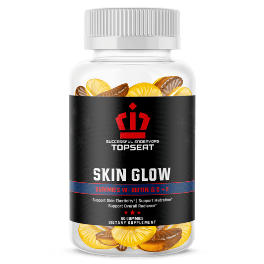 Topseat Skin Glow Gummies w/ Biotin + C + E