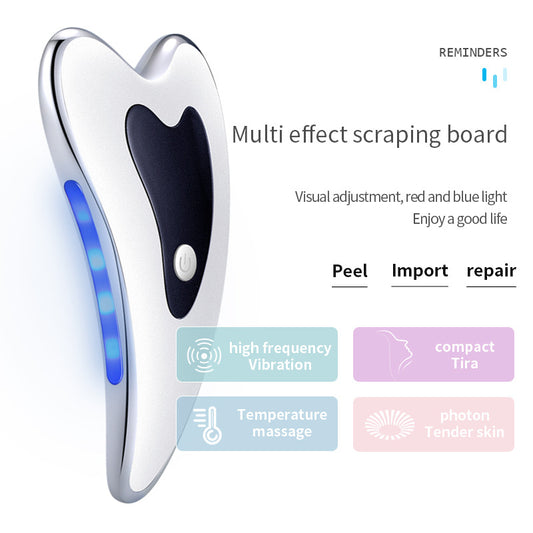 Microcurrent Face Lift Device - Guasha Massage Scraping Galvanic Beauty Skin Lifting Facial & Body Massager ❣️
