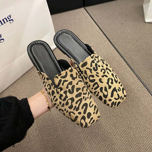Women's Popular Sexy Leopard Print Slipper - Shoes