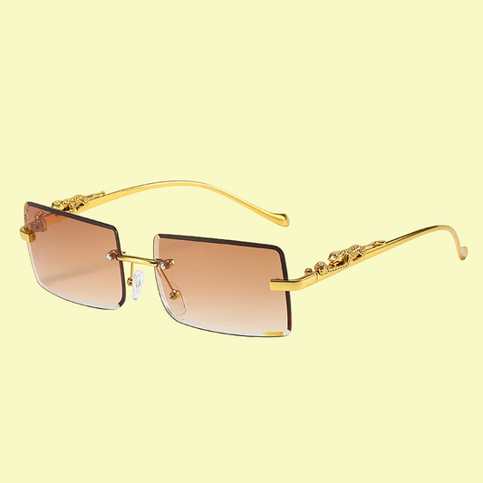Chic Fashion Trendy Rimless Square Sunglasses 😎 Anti-Glare UV 400 Protection