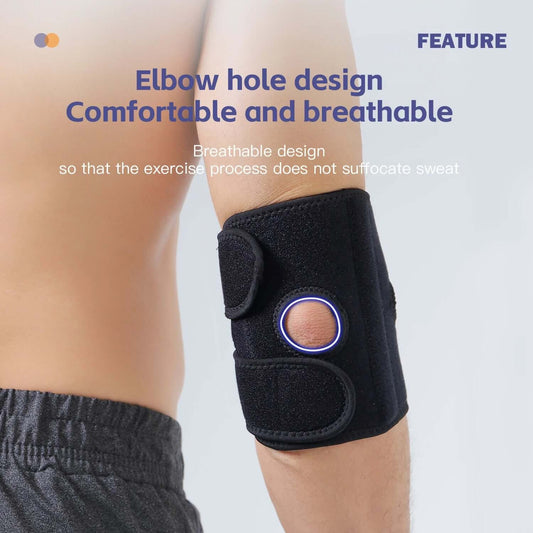 Sports & Fitness Adjustable Elbow Guard - Breathable Protective Gear for Stability