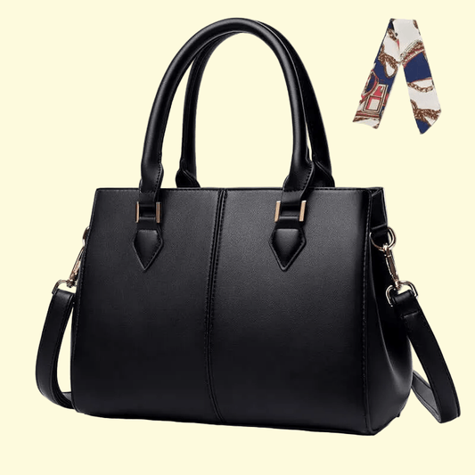 Women's Classic Arm & Handbag - Versatile Durable PU Leather, with Scarf Option Available 👜