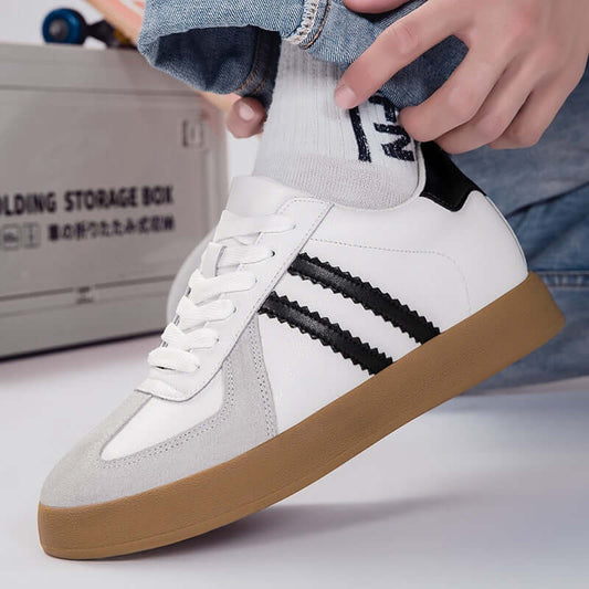 Men's Sporty Sneakers - Popular Casual Soccer Likeness Thick Soled Favorites🥇