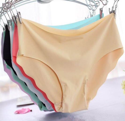 Women's Sensual Feel Good Panties - Ultra Thin Viscose Seamless Briefs