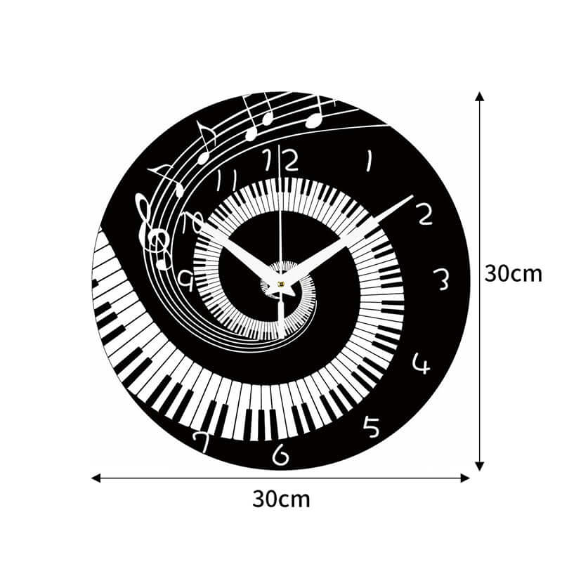 Yoga Postures Wall Clock - Gym and Fitness Lovers Giftable 🎁 Flexible Yoga Girl Silent Modern Clock 🧘♀️