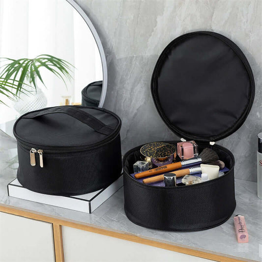 Hip Design Circle Cosmetic Bag - Large Capacity Storage and Commuter Tote ❣️