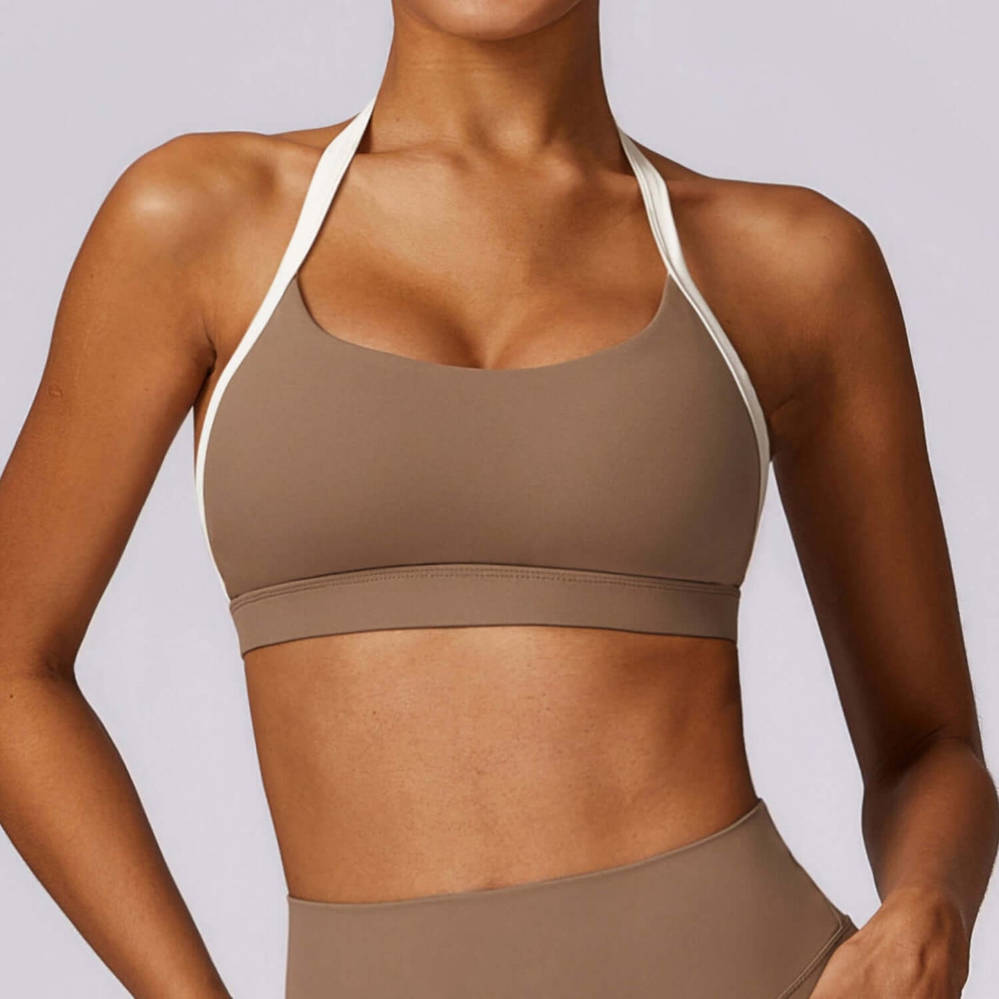 Comfy Yoga Sports Bra - Hanging Neck Quick Drying