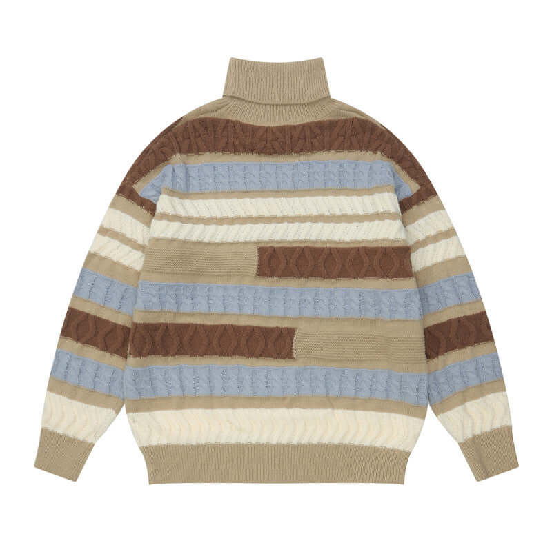 Warm Unisex High Neck Sweater - Loose Fit - Firm Waist, Cuff, & Neck