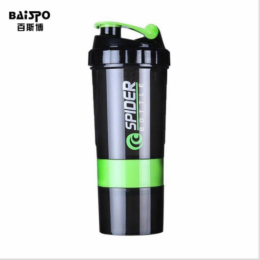 Creative Fitness Water Bottle - Shake Mixing for Sports Powder Supplements