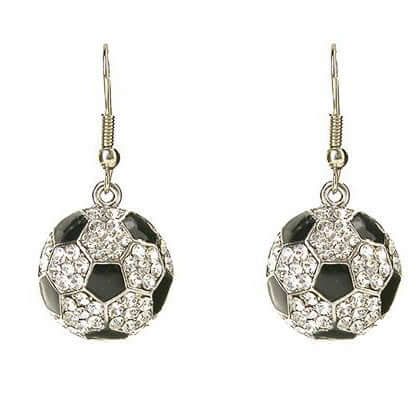 Sports Competition Jewelry Fashion Trendy Diamond-Studded Sporty Earrings