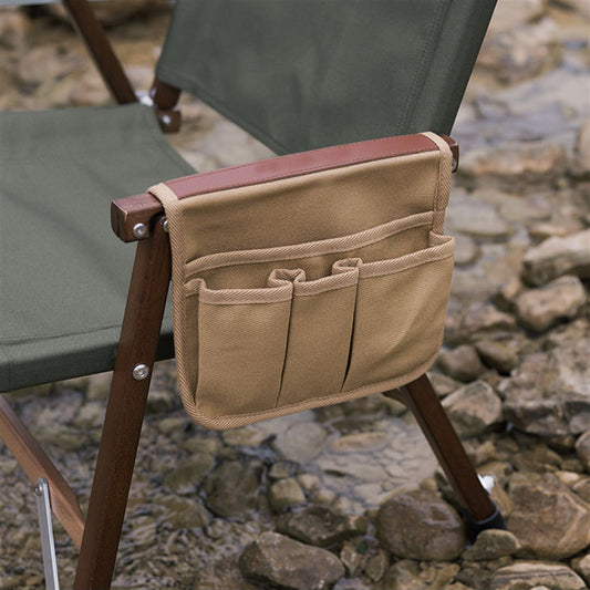 Multifunctional Armrest Hanging Bag - Outdoor Chair Camping and Recreation Essential ! ⛺️
