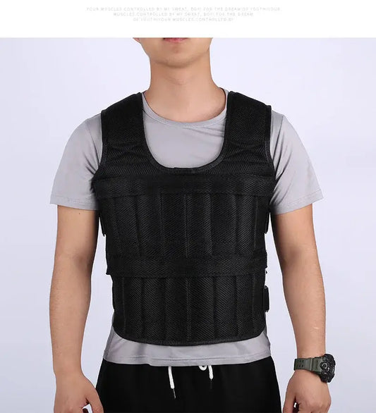 30KG Adjustable Loading Weight Vest For Boxing, Weight Training, Workout, Fitness & Gym