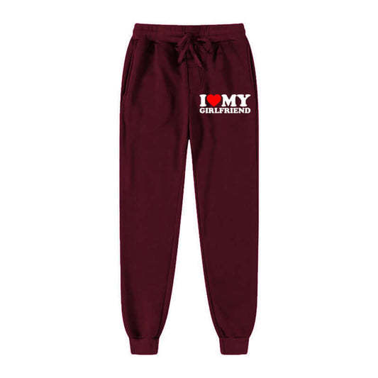 Cross-Border I LOVE MY GIRLFRIEND ❤️ Sweatpants - Popular Worldwide Top Seller 🥇🏆
