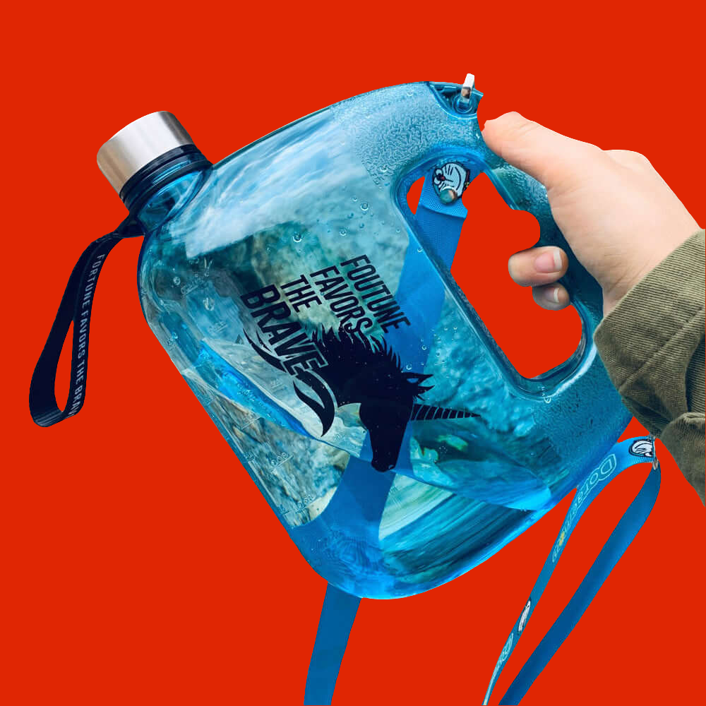 独特的 1500 毫升。水瓶 - 露营 - 健身 - 户外 - 超大容量