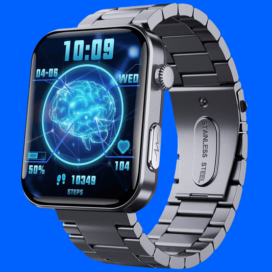 Fitness Lover's Essential ! - F300 Smartwatch ECG - Monitors Heart Rate, Blood Pressure, Body Temperature, Step Count