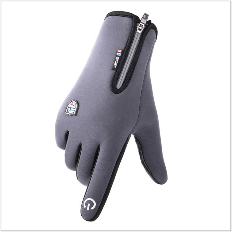 Thermal Warm Outdoor Gloves 🧤 Durable Zip Tight Windproof & Waterproof Touchscreen Sensitivity