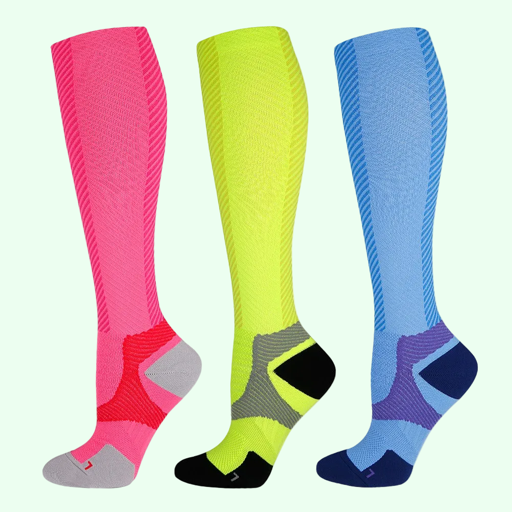 Colorful Unisex Sports Compression Calf Length Socks - Soccer Uniform Favorites ! ⚽️❣️
