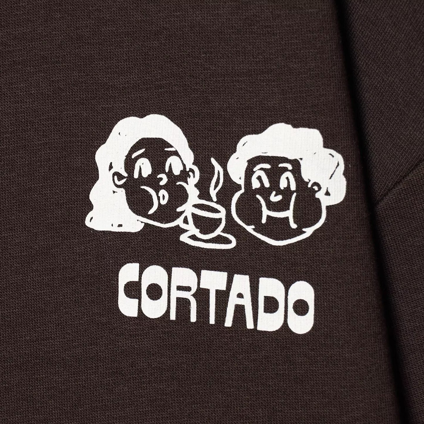 Women's Coffee Brown Printed Sweatshirt with Humorous Spanish Coffee Print - Cozy Seasonal Comfort ♨️☕️