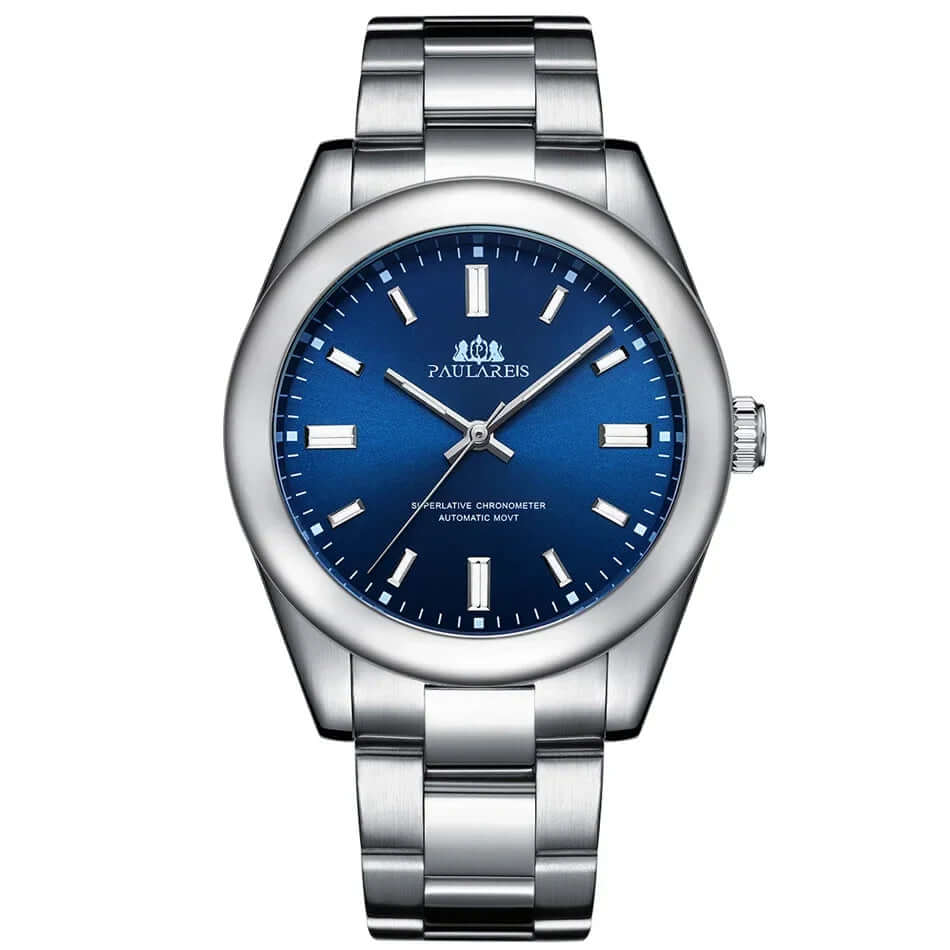 Men's Luxury Automatic Mechanical Watch - Solid Stainless Steel Strap in 7 Color Options 🌈