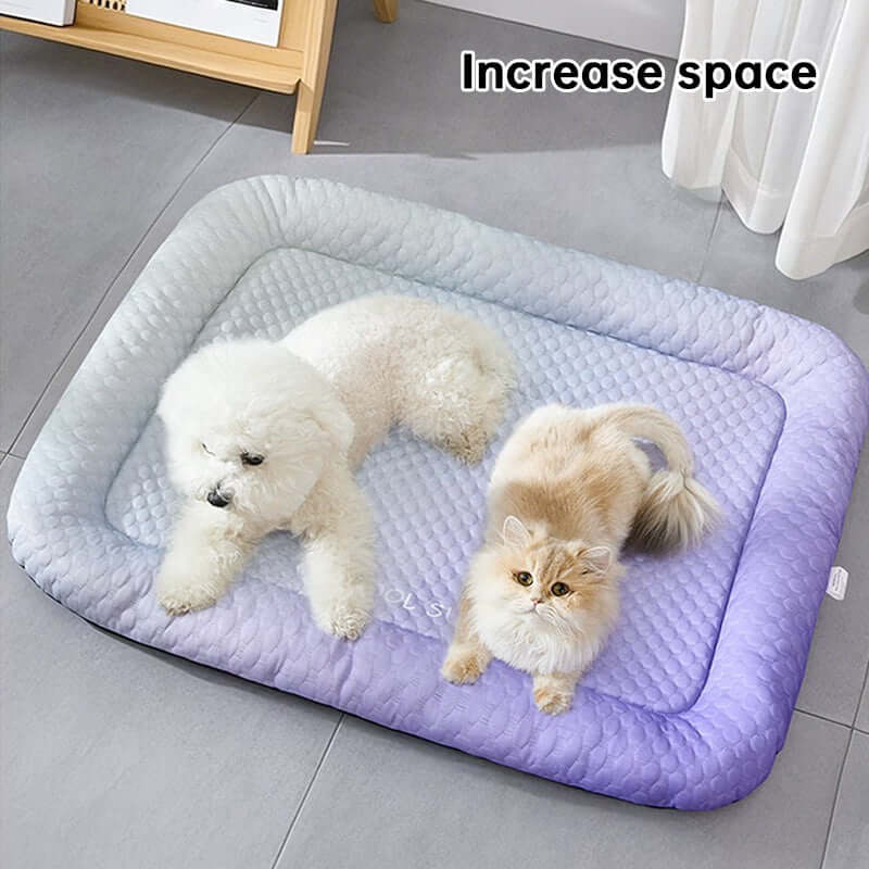 Cooling PET Pad for Summer – Breathable Cold‑Silk Ice Mat, Gentle on Skin, Gradient Colors 🦮🐈‍⬛️