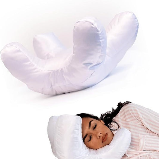 Beauty Face & Head Pillow with Memory Foam Filling - Reduce Wrinkles and Enhanced Face & Head Support