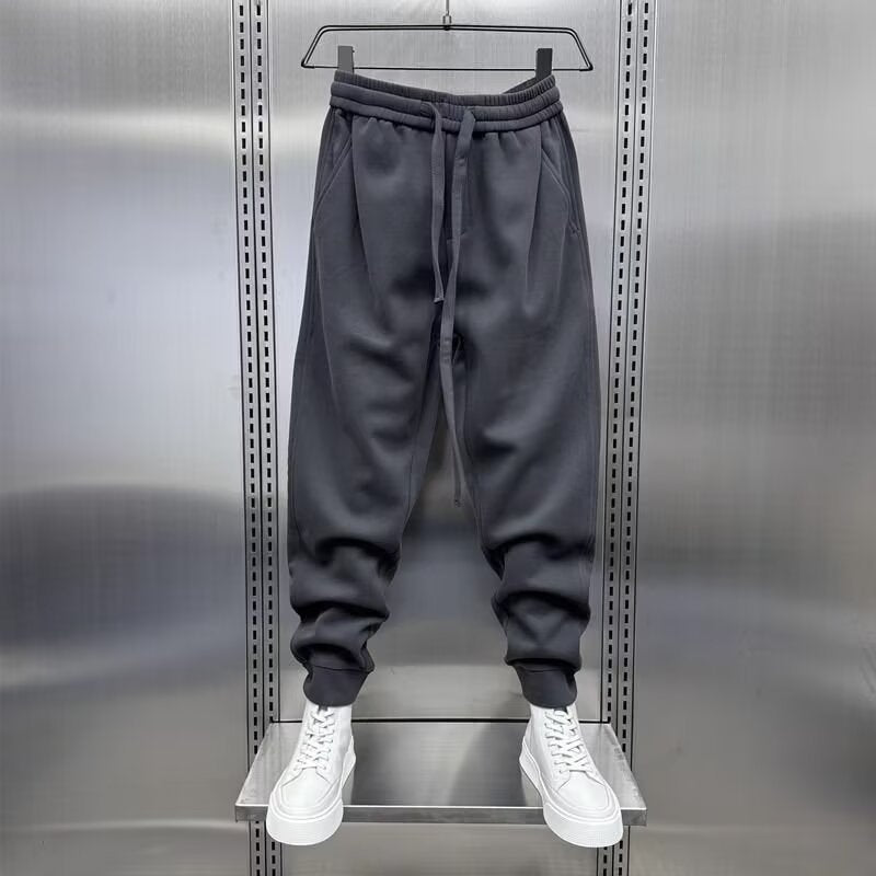 Men's Hip Casual Extra Warm Elastic Ankle Sports Sweatpants - Fleece Lined and Thickened 3 Pockets ♨️