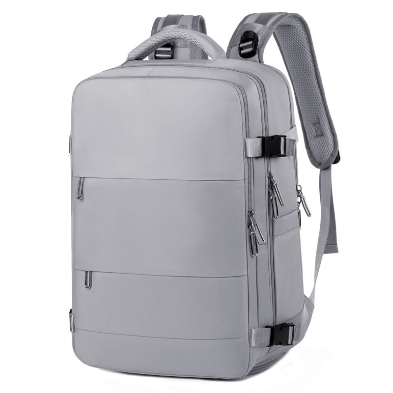 Foldable Waterproof Oxford Cloth Backpack - Large Capacity with Independent Shoe Storage in 5 Hip Colors 🌈