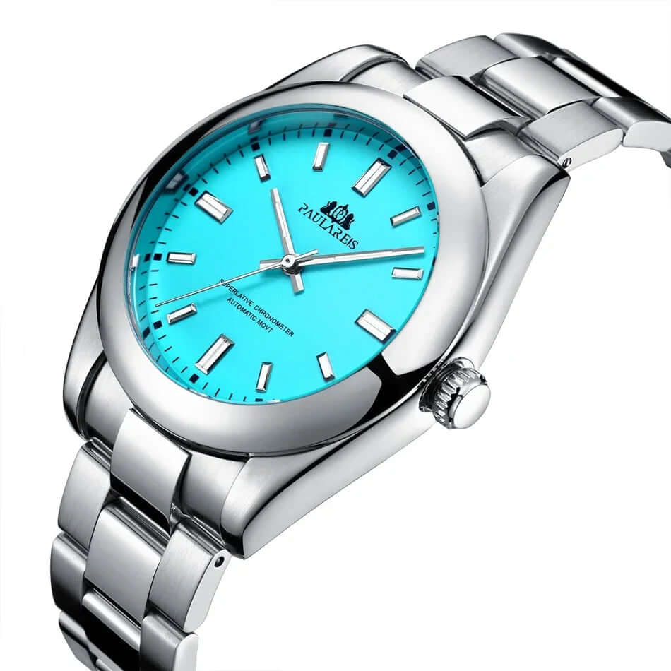 Men's Luxury Automatic Mechanical Watch - Solid Stainless Steel Strap in 7 Color Options 🌈