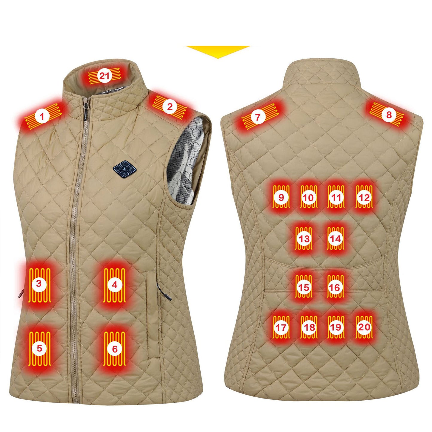 Stay Warm Heating Vest ♨️ USB Smart Charging DC Port Constant Electric Warm Temperature Comfort