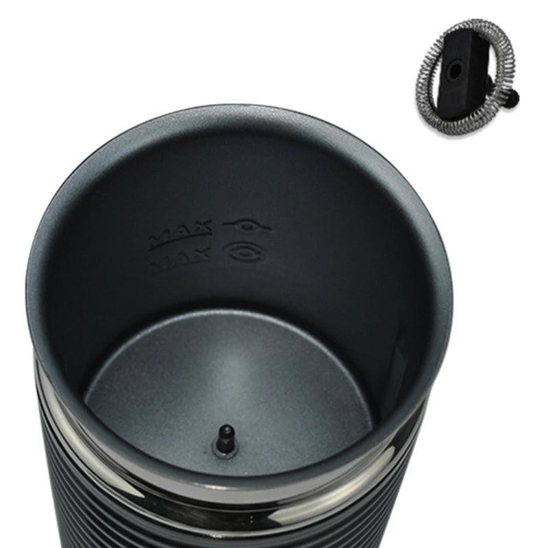 Automatic Hot & Cold Milk Frothing Machine - Home Cappuccino Coffee Maker Companion Milk Frother