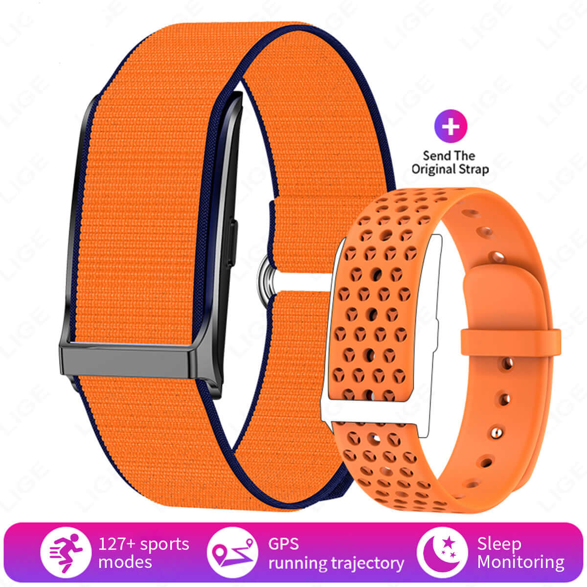 Chic Design Smart Watch - Health Monitoring Screenless Design, Ultra Long Battery Life, Smart Voice Assistant