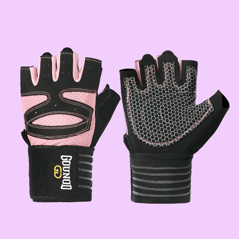 Popular Professional Fitness Gloves - Silicone Anti-Slip Grip, Breathable & Wear-resistant Half Finger Style 🧤