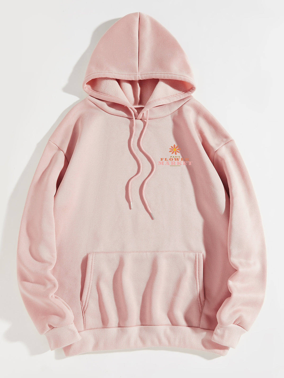 Trendy Oversized Floral Back Design Women's Hoodie 🌸
