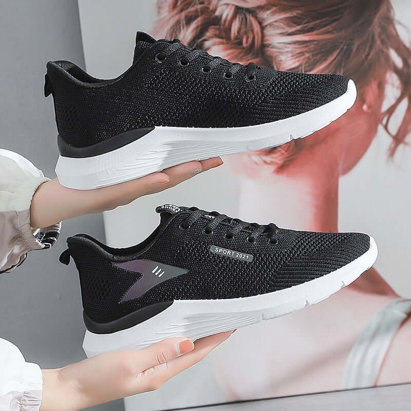 Women's Sneakers - Breathable, Sporty & Lightweight Casual Running Shoes