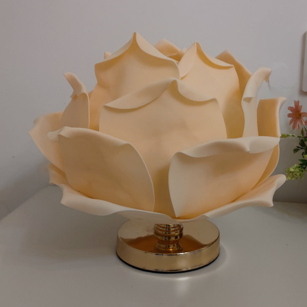 Absolutely Gorgeous Large Lotus Flower Lamp - Romantic Bedside & Wedding Decor 🪷😍 STUNNING !