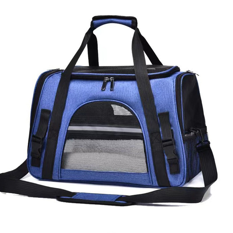 Smart Expandable Breathable Mesh Pet Carrier Travel Bag