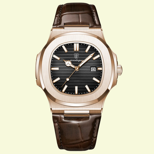 Men's Classy Fashion Business Watch - Waterproof Luminous Quartz in Stunning Colors
