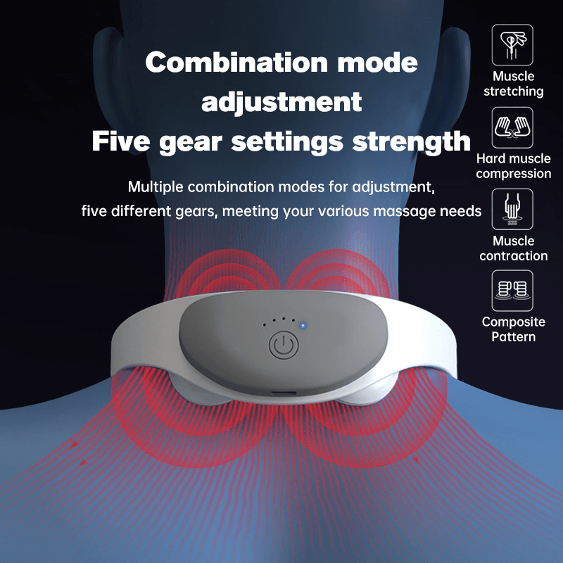 Multi Functional Smart Cervical Massage Device - Pulse Massaging Neck, Shoulder & More ! ❣️