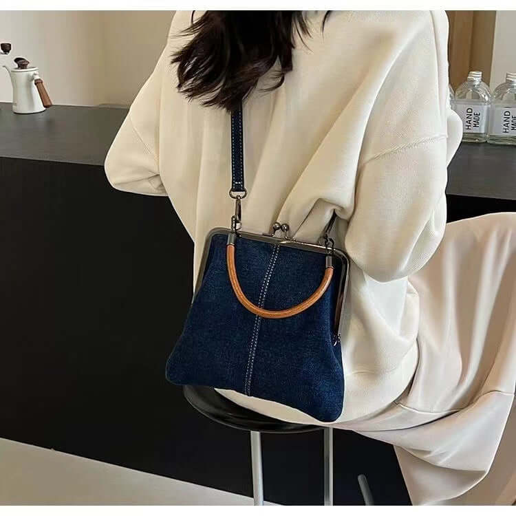 Women's Chic Denim Small Cross-body & Handbag - Popular Trending Best Seller !🏆