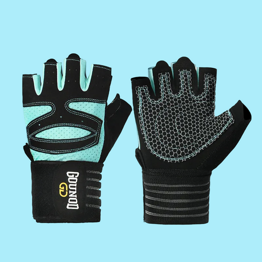 Popular Professional Fitness Gloves - Silicone Anti-Slip Grip, Breathable & Wear-resistant Half Finger Style 🧤