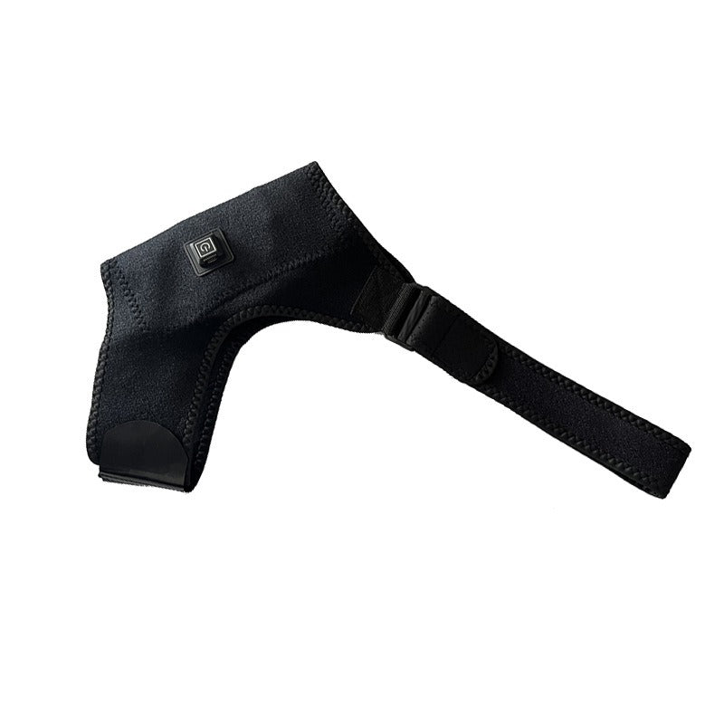 USB Heated Shoulder Therapy - Electric Heated Shoulder Wrap Brace with Vibration Massage & Portable Charger