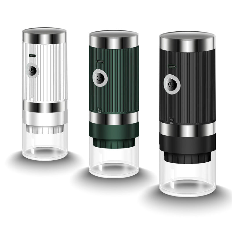 Sleek Hip Design Coffee Bean Grinder ☕️ Portable Electric USB Rechargeable Low Noise Grind 🔇