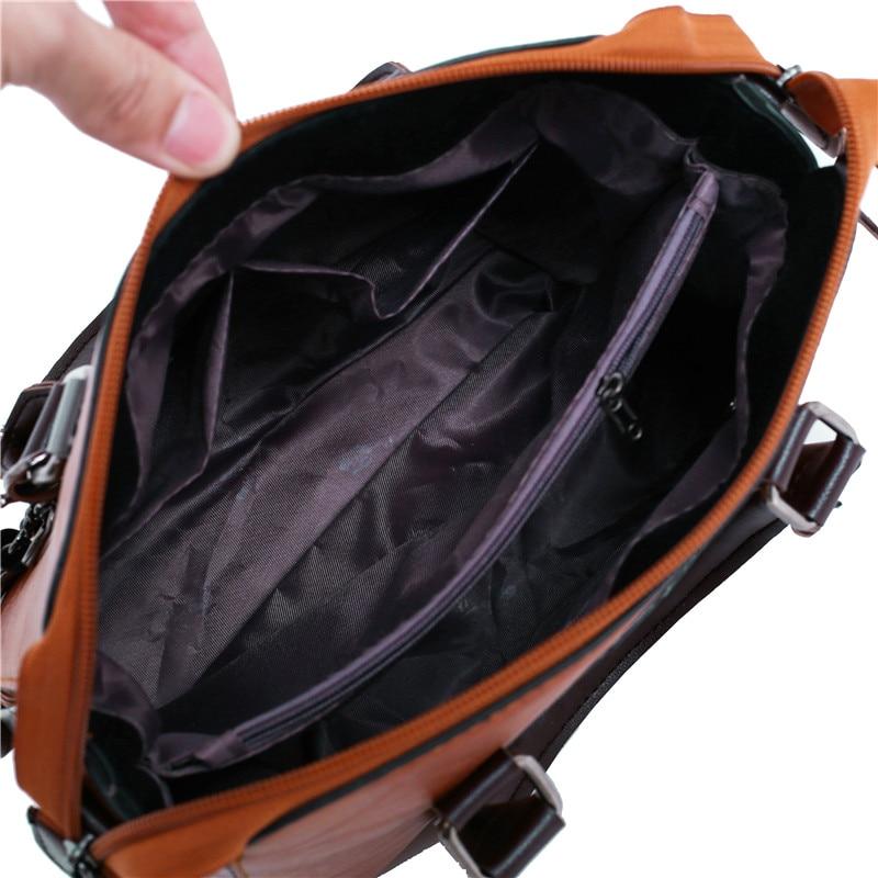 Women's BEST VALUE 4-in-1 Designer Leather Handbag SET 👜 Large & Medium Handbag, Laptop Bag + Wallet